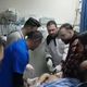 محاولات لإسعاف الشاب في المستشفى قبل إعلان استشهاده- تلفزيون الفجر الفلسطيني