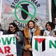 مظاهرة في لندن مؤيدة لغزة في اليوم العالمي للمرأة1