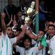 توج فريق كرة القدم لنادي "خدمات رفح" ببطولة "كأس قطاع غزة - الأناضول