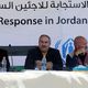 وزيرا الداخلية والخارجية في الأردن جودة والمجالي يفتتحان المخيم - الأناضول