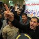 احتجاجات في إيران أمام السفارة السعودية على حادثة التحرش بمطار جدة ـ أ ف ب