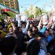 الإيرانيون يشاركون في مظاهرة ضد قوات التحالف التي تقودها السعودية - أ ف ب