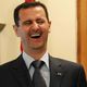 بشار الأسد يضحك