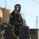 مقاتل عراقي في الموصل  يرتدي قناعا - أ ف ب