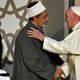 شيخ الأزهر أحمد الطيب - البابا  بابا الفاتيكان فرانسيس الثاني - القاهرة - أ ف ب