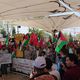 فيدار تنظم وقفة تضامنية مع غزة باسطنبول