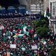 مظاهرات الجزائر علم فلسطين- جيتي