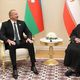 الرئيسان الإيراني والأذربجاني  (الأناضول)