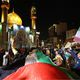 GettyImages-  إيران  احتفالات بقصف إسرائيل