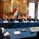 حسين خلال لقائه بممثلي وسائل إعلام أمريكية في واشنطن- موقع وزارة الخارجية العراقية