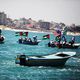 الفلسطينيون في غزة يحييون الذكرى الخامسة لسفينة مافي مرمرة التركية - الفلسطينيون في غزة يحييون الذكر