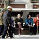 الصين سكان شيخوخة كبار سن عجائز جيتي