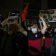 تركيا مظاهرة امام قنصلية اسرائيل في اسطنبو نصرة ل الاقصى و القدس- الاناضول