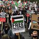 مظاهرة بلندن- فلسطين في بريطانيا على تويتر