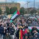 مظاهرات في السويد دعم لغزة