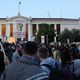 مظاهرة في جامعة اثينا في اليونان نصرة لفلسطين وغزة- الاناضول