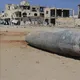 قذيفة اسرائيلية لم تنفجر في غزة- الاناضول