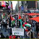 امريكا مظاهرة مؤيدة لفلسطين مناهضة لاسرائيل التايمز