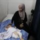 الطفل الفلسطيني الرضيع هاني الذي بترت ساقه نتيجة القصف الإسرائيلي على غزة - الأناضول