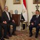 مرسي مع قيادات حماس خلال رئاسته - أرشيفية