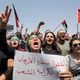 متظاهرون أردنيون بالقرب من السفارة الإسرائيلية في 28/ تموز - أ ف ب