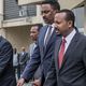 رئيس وزراء إثيوبيا آبي أحمد ووزير الخارجة يستهدان لاستقبال وفد إرتيري - جيتي