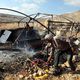 مستوطنون يحرقون خيمة في رام الله حرق فلسطين  - الأناضول