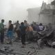 سقوط طائرة مقاتلة سورية على ادلب في منطقة سكنية - الاناضول
