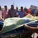 جثمان الشهيد الفلسطيني علي الدوابشة الذي أحرق وعائلته من قبل مجموعة مستطونين - أ ف ب