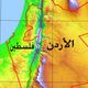 خريطة الأردن وفلسطين- أرشيفية
