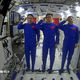 صورة التقطت للرواد الثلاثة في محطة الفضاء الصينية في 23 حزيران/يونيو 2021