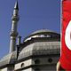 تركيا مسجد  العلم التركي  مساجد تركيا - جيتي