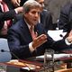 وزير الخارجية الأمريكي جون كيري بجلسة مجلس الأمن حول العراق لمحاربة داعش ـ أ ف ب