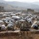 مخيم للاجئين سوريين في على حدود لبنان - أرشيفية