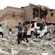 آثار قصف الحوثيين في اليمن- أ ف ب