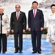 السيسي وزوجته مع رئيس الصين وزوجته - أ ف  ب 4-9-20174