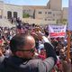 جانب من اعتصام للمعلمين الأردنيين في مدينة الزرقاء- تويتر