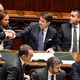 ايطاليا رئيس الوزراء جوزيبي كونتي يتلقى التهاني بعد منحه الثقة من مجلس النواب جيتي