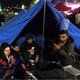 خيمة اعتصام لمتظاهرين ضد باشنيان في يريفان- جيتي