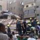 انهيار مبنى في حدائق القبة بالقاهرة- إكس