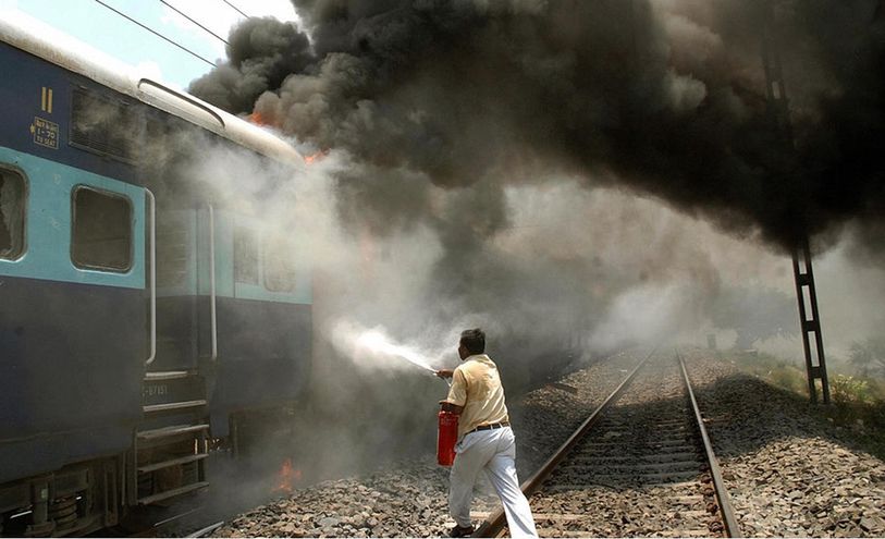 قطار في الهند- جيتي